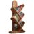 RFBXZPTADNU Solid Rubber Wood Tree Bookshelf, Freestanding Open Display Rack with Wide Deep Shelves for Living Room Bedroom Small Space Home Decor(A,90x45x20cm)