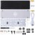 RGB Digital Clock Soldering Kit DIY Electronics Project(White)