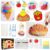 Rhevosil 57 Pcs Magic Foam Texture Painting Kit, Arts and Crafts for Girls 4-6-8-10, 3D Effect Texture Painting Set, DIY Bubble Drawing Pens Art Supplies, Puffy Magic Paint Set