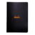 Rhodia 119163Cpack – Set of 10 Black Staplebound Notebooks – A4 – Small Squares – 96 pages – 80g/m² White Paper – Waterproof, Resistant, Soft Coated Card Cover