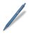 RHODIA 9383C – Script Refillable Ballpoint Pen Hexagonal Body in Brushed Aluminium – Navy Blue – 0.7 mm High Precision Retractable Ballpoint Tip, Black Ink – Script Collection