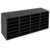 RIAHNEAH 24 Slot Vertical Mail Sorter Organizer Desktop File Holder Black
