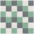 Riakrum 100 Tiles 12 x 12 Inch Puzzle Floor Mats with Borders 0.4 Inch Thickness Interlocking Floor Tiles Soft Safe Play Mats for Exercise Gym Workout Nursery Home (Green,Gray,White,Plush)