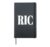 RIC Richmond VA Airport Code Hometown Pride Design Hardcover Journal, Black