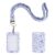 Rimvoe Scrunchie Lanyard with ID Holder for Teacher (Blue Toile)