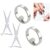 Ring-Shaped Cat-Eye Magnets, Ring Magnet for Nails, Y & Rin-Gmagnet(Wide Beam,Heart,French), 3d Nail Magnet Tool, for Home DIY, Beginners & Nail Artists (2pcs)