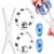 Ring Cat Eye Magnet Tool for Cat Eye Gel Polish, Create Perfect Halo & Black Hole Cat Eye Nails, Magnetic Nail Art Tool with Stabilizer for Beginners DIY Salon, NAT298-Ball