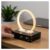 Ring Electromagnetic Accelerator with LED,Dynamic Rotation Night Light,Infinite Dimming DIY Perpetual Motion Machine Model for Physics Experimental Teaching