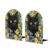 RIOKWLKX Black Cat Spring Wildflowers Nature Bookends 6.7×4.2 in