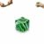 Ripple Ice Cube Squeeze Toy, 3.5cm/1.38in Slow Rising Sensory Cube for Kids Ages 3+ & Adults, Soft Malt Sugar-Filled Squishy Toy for Desk, Travel & Everyday Play(Green)