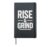 Rise & Grind – Motivational Quotes Positive Vibes Hardcover Journal, Black