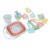 RiToEasysports Collapsible Beach Toys Set, 11 Pieces Sand Bucket and Shovels with Watering Can for Kids Activities Outdoor (Orange)