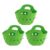 RiToEasysports Felt Fruit Basket for Toddlers, Food Set with Storage Basket