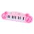 RiToEasysports Kids Electronic Piano Keyboard Plastic and Metal Electronic Organ for Kids 12 Keys Music and Piano Modes Smooth Edge Design for Children Over 3 Years Old (Pink)