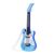 RiToEasysports Kids Guitar, ABS Plastic Guitar for Kids with Rhythm Lights and 4 Play Modes, 22.3 X 7.8 X 1.6in with Strap for Toddlers Ages 3 to 5 Boys Girls Indoor Play (Blue)