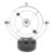 RiToEasysports Perpetual Motion Asteroid Toy Durable Electronic Teaching Tool for Home Office Classroom 21.8 X 10.5 X 24cm