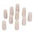 RiToEasysports Set of 10 Wooden Peg Dolls for Kids Painting Crafts Colorful DIY Art Figures Ideal for Children (Male Puppet)
