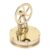 RiToEasysports Stirling Engine Motor Toy Simple Operation Physical Model for Kids Science Experiments Gold Stainless Steel