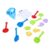 RIZGHWOY 14 Piece Kids Beach Toy Set, Sandbox Sand Pit Outdoor Play Kit