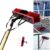 RJYYYDS Glass Cleaning Brush with Telescopic Pole and Solar Panel Cleaner for Household Windows and Photovoltaic Panels,30cm Brush-17m Golden Rod