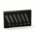 RKXKJ Noble Element Gas Display Block, Noble Gas Glow Tubes Set, Include He/ne/ar/kr/xe/n₂, Science Specimen Desktop Ornament, Stem Educational Gift, Excludes Excitation Equipment Black