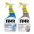RMR Gleam Team Bundle – Glass & Surface Cleaner + Repellent and Stainless Steel Cleaner Polish, 2-Step Cleaning System for Windows, Shower Doors, Appliances, Faucets & Mirrors, 2–32 Oz Bottles
