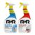 RMR Residue Rescue Kit – Degreaser & Cleaner + Glass & Surface Cleaner + Repellent, 2-Step Multi-Surface Cleaning Bundle for Grease, Streaks, Smudges & Hard Water Marks, 2–32 Oz Bottles