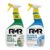 RMR Surface Renewal System – Instant Stain Remover + Glass & Surface Cleaner/Protectant, Indoor/Outdoor Cleaning Kit for Mirror, Screen, Furniture, Siding, & Deck, 2–32 Oz Bottles