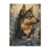 RMYRHQ Noble German Shepherd Art with Vintage Scroll Ocean Waves Wooden Jigsaw Puzzles for Adults 500 Pieces Relaxing Brain Teaser Game Animal Puzzle Perfect for Holiday and Father’s Day Present