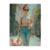 RMYRHQ Playful Sunny City Street Fashion Woman with Her Cute Pet Mini Pig Wooden Puzzles for Adults 500 Pieces Urban Town Impressionist Art Puzzle Ideal for Adults Loves Versatile Holiday Present