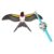 RNXRZANK Kite Toy with Complete Set Including 50meters Line Single Line Flying Toy Novelty Lightweight Outdoor Toy Sturdy PP Material Suitable for Picnic Campi, Swallow