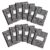 ROARING SPRING Flexible Cover Composition Notebook, 12 Books, Black Marble, Wide Ruled w/Margin, 36 Sheets (72 Pages), 8.5″ × 7″, Center-Sewn, Made in USA