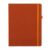 Robert Frederick RK Journal Notebook – Faux Suede Rust Red B5 Design