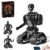 Robot Building Kit with Remote Control, Programmable RC Robot Toy with LED Eyes Light Kit, STEM Robotics Kit Birthday Gifts for Boys & Adults, Compatible with Lego Set, 588 PCS