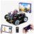 Robotics Kit for Kids Ages 8–12, Smart Robot Tank Car Compatible with Arduino & Scratch & Python, STEM Toys for Boys Ages 8–12, App & Remote Control, Birthday Coding Gift for Boys, Girls and Adults