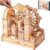 ROBOTIME Wooden Town Marble Run – 3D Wooden Puzzles for Adults EGB01 Night City Marble Run Kit – Wooden Puzzle Models for Adults to Build – Space/STEM/Engineering Gift