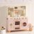 ROBUD Pink Wooden Baking Play Kitchen, WCF57