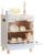 ROBUD Wooden Dish Washer Machine Play Kitchen Set, Seasalt Blue Multi-Functionl Play Kitchen Dish Washer with Toy Accessories for Nursery, Playroom, Birthday Gift to Kids Age 3+, WCF71