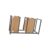 Robust Metal Carton Cart Stand, Heavy Duty,Wheeled Cardboard Box Storage Rack, for Warehouse and Retail