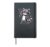 Rock Music, Funny Raccoon, Kids & Boys, Rock Hand & Rocker Hardcover Journal, Black