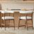 ROCKRAIN 24.5″ Seat Height Bar Stools with Back Set of 2 for Kitchen Island: No Back Pain After 45-Min Dinner – High-Pressure Weekend Family Gathering – Padded Cushion & Rubberwood Frame