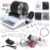 Rock Tumbler Kit with Timmer Buttons,Detachable Electric Gemstones DIY Stone Polishing Toy for Adults and Kids