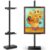 Rofio Adjustable Tabletop Easel, Picture Frame & Sign Display Stand, Black