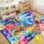 Rogara Kids Rug for Playroom, Sea Animal Play Rug, Educational Learning Play Mat, Soft Non-Slip Machine Washable ABC Alphabet Carpet for Bedroom Nursery Preschool Classroom