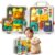 ROHSCE Busy Board for Babies 6-12 Months, 54-in-1 Musical Travel Board