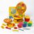 ROHSCE Kids Color Dough Food Play Set, Hamburger Maker Kitchen Tools Kit