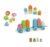 ROHSCE Montessori Soft Baby Blocks 45PCS, Sensory Soft Rubber Blocks Stacking Toys for Toddlers 1-3 Educational Gifts