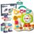 ROHSCE Soft Building Blocks for Toddlers, Montessori Baby Busy Board Sensory Toys STEM Toddler Gifts Busy Board for Babies 6-12 Months Fine Motor Skills Toys