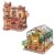 ROKR 3D Wooden Puzzles Dream Coffee Factory+Rolife DIY Miniature House Kit Cathy’s Greenhouse