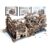 ROKR 3 in 1 Electric Wooden Marble Run, 3D Puzzles for Adults, Wood Model Building Toy Kits, Ideal Gift for Boys and Men